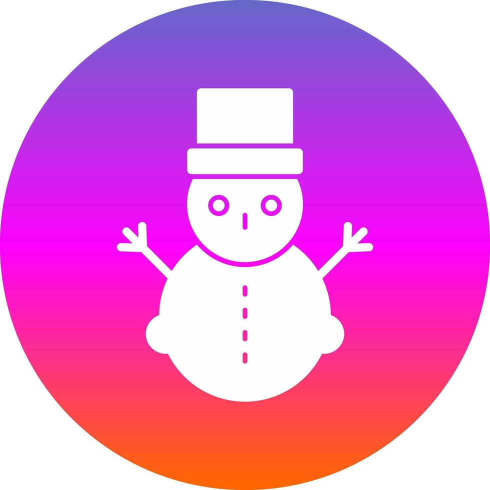 design de ícone de vetor de boneco de neve