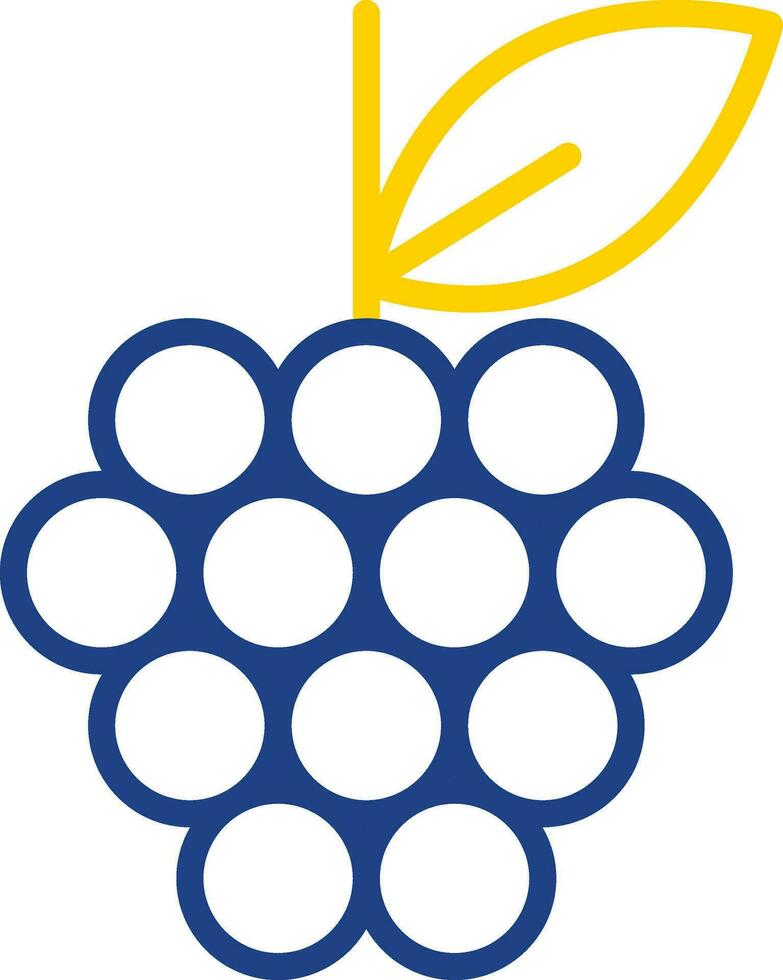 design de ícone de vetor de uvas