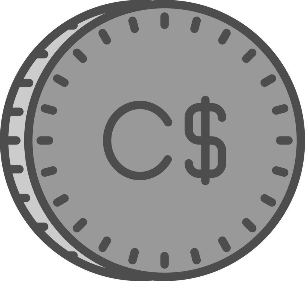 canadense dólar vetor ícone Projeto