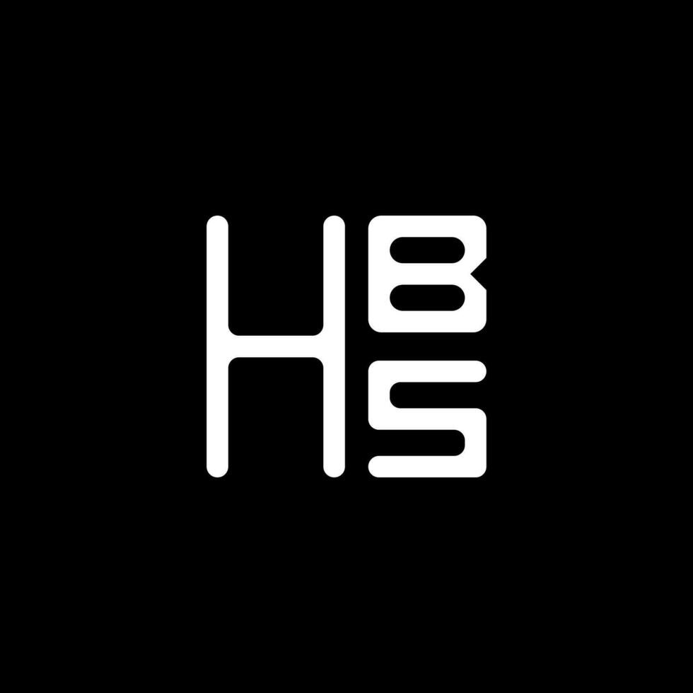 hbs carta logotipo vetor projeto, hbs simples e moderno logotipo. hbs luxuoso alfabeto Projeto