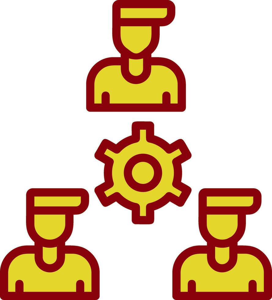 design de ícone de vetor de colaboração