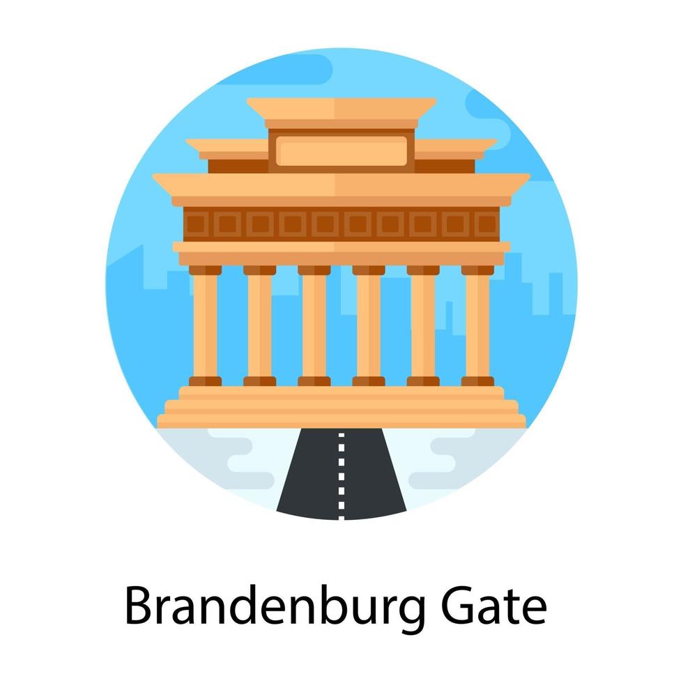Portão de Brandenburgo vetor