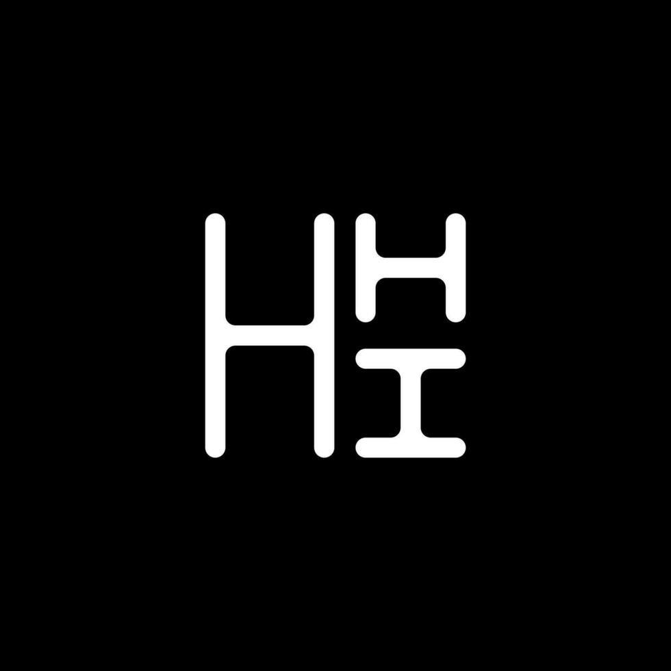 hhi carta logotipo vetor projeto, hhi simples e moderno logotipo. hhi luxuoso alfabeto Projeto