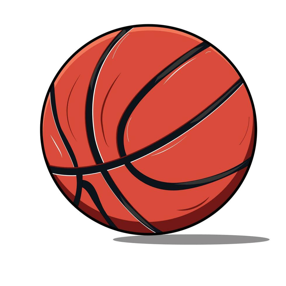 vetor ilustração do basquetebol