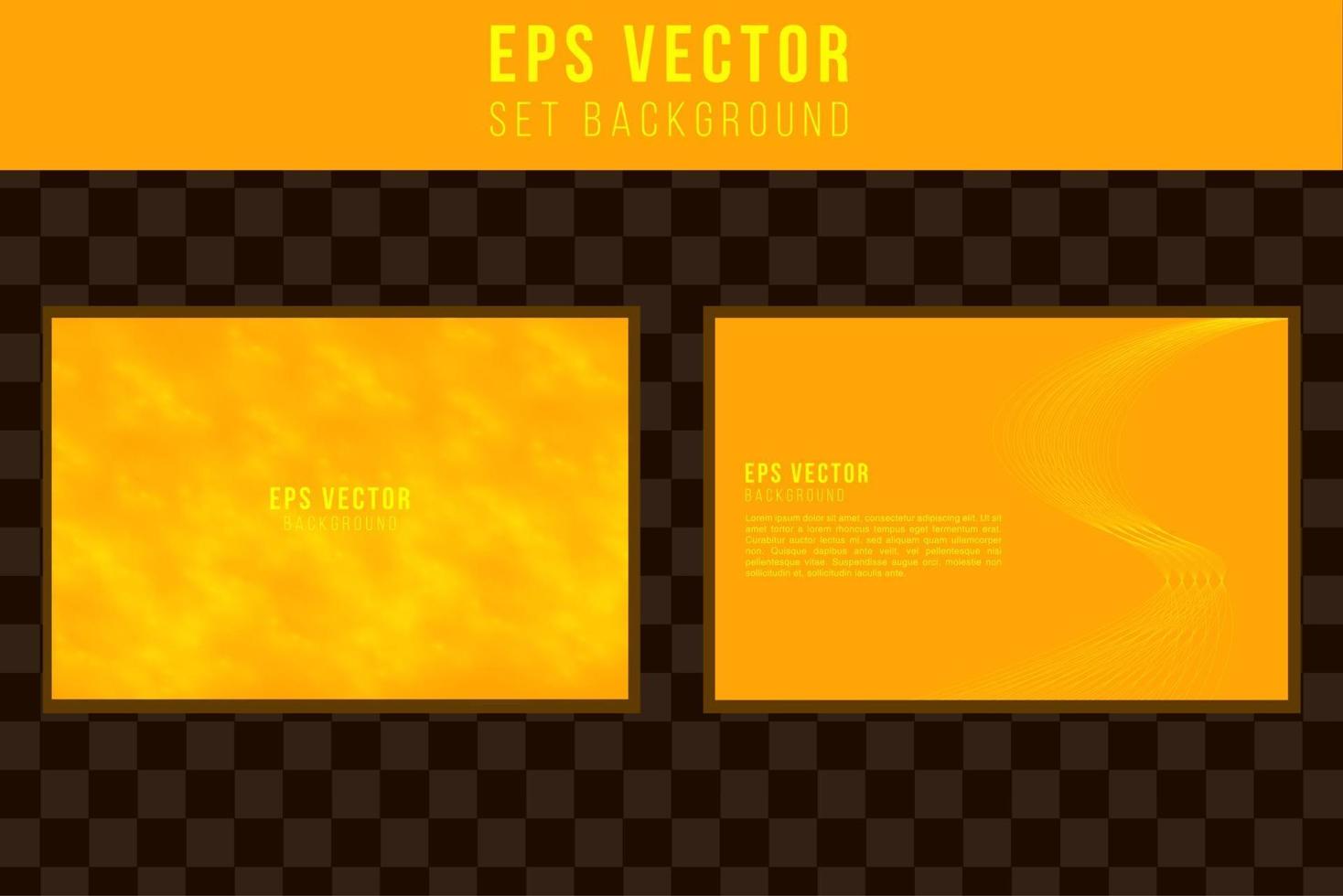 definir fundo amarelo abstrato laranja monocromático design editável vetor
