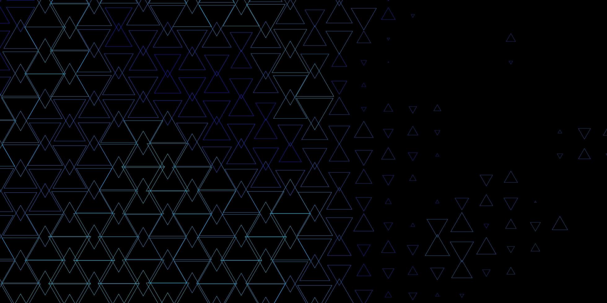 fundo vector azul escuro com estilo poligonal.