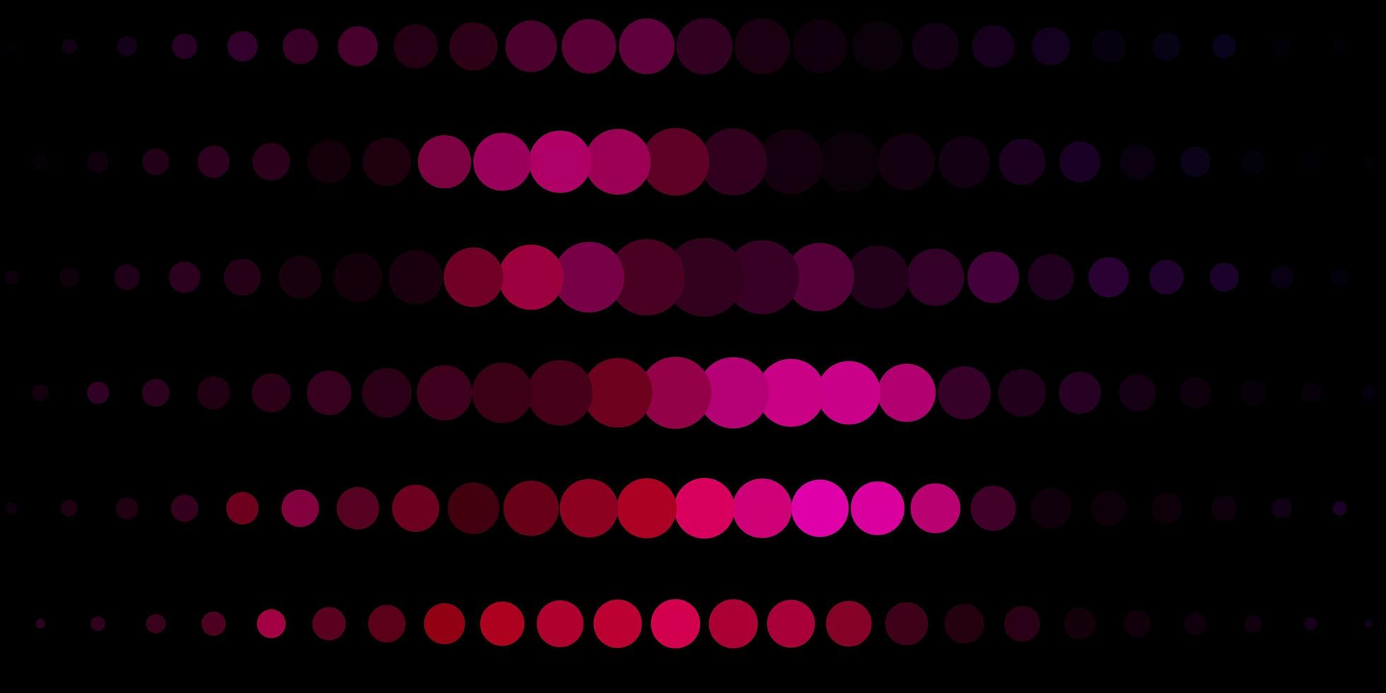 padrão de vetor roxo escuro com esferas.
