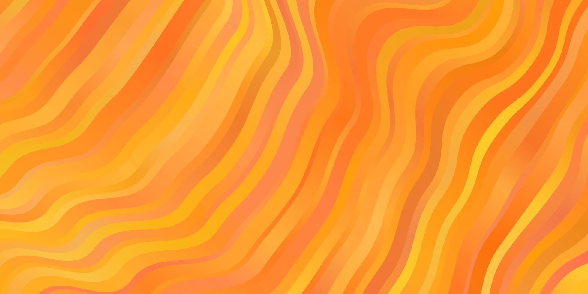 pano de fundo vector laranja claro com arco circular.