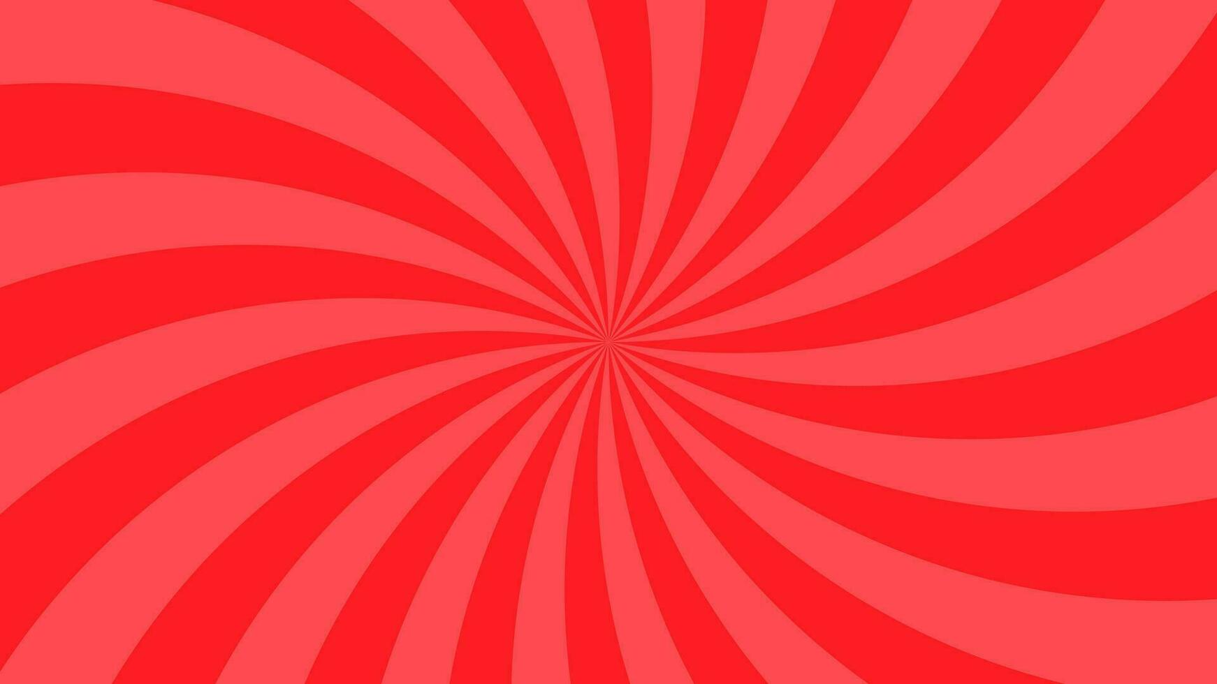 simples luz vermelho curvado radial linhas efeito vetor fundo