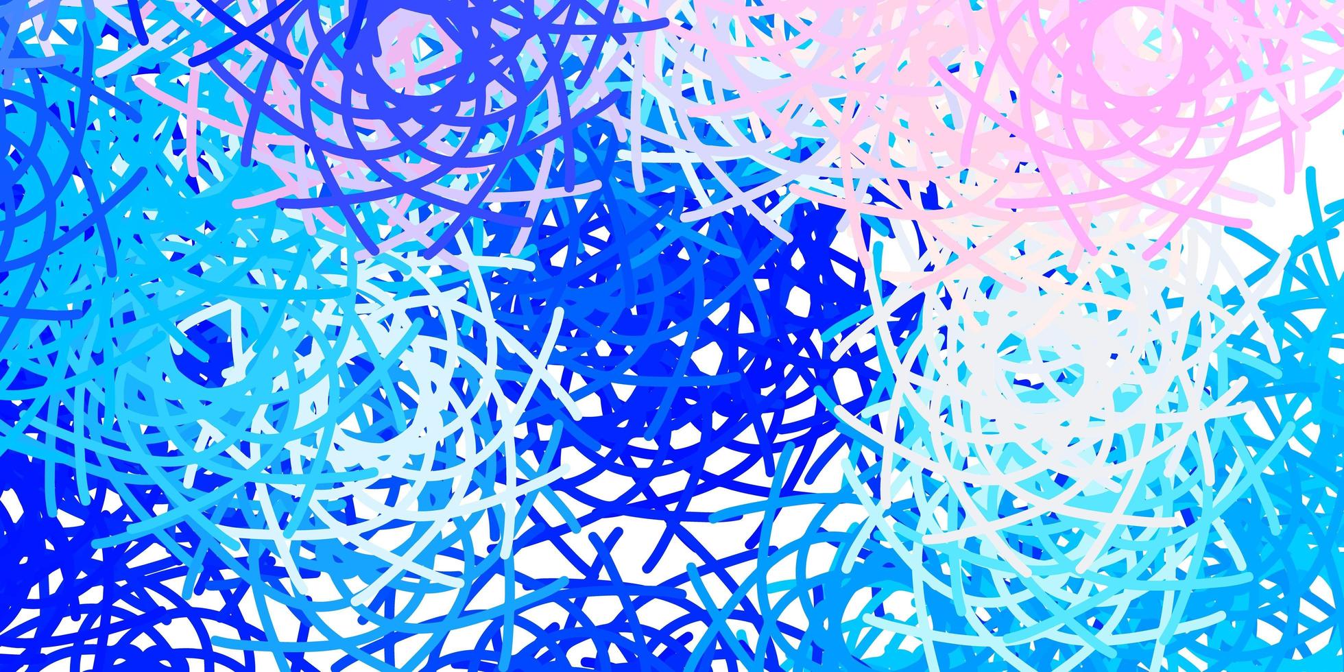 fundo vector rosa claro, azul com formas aleatórias.