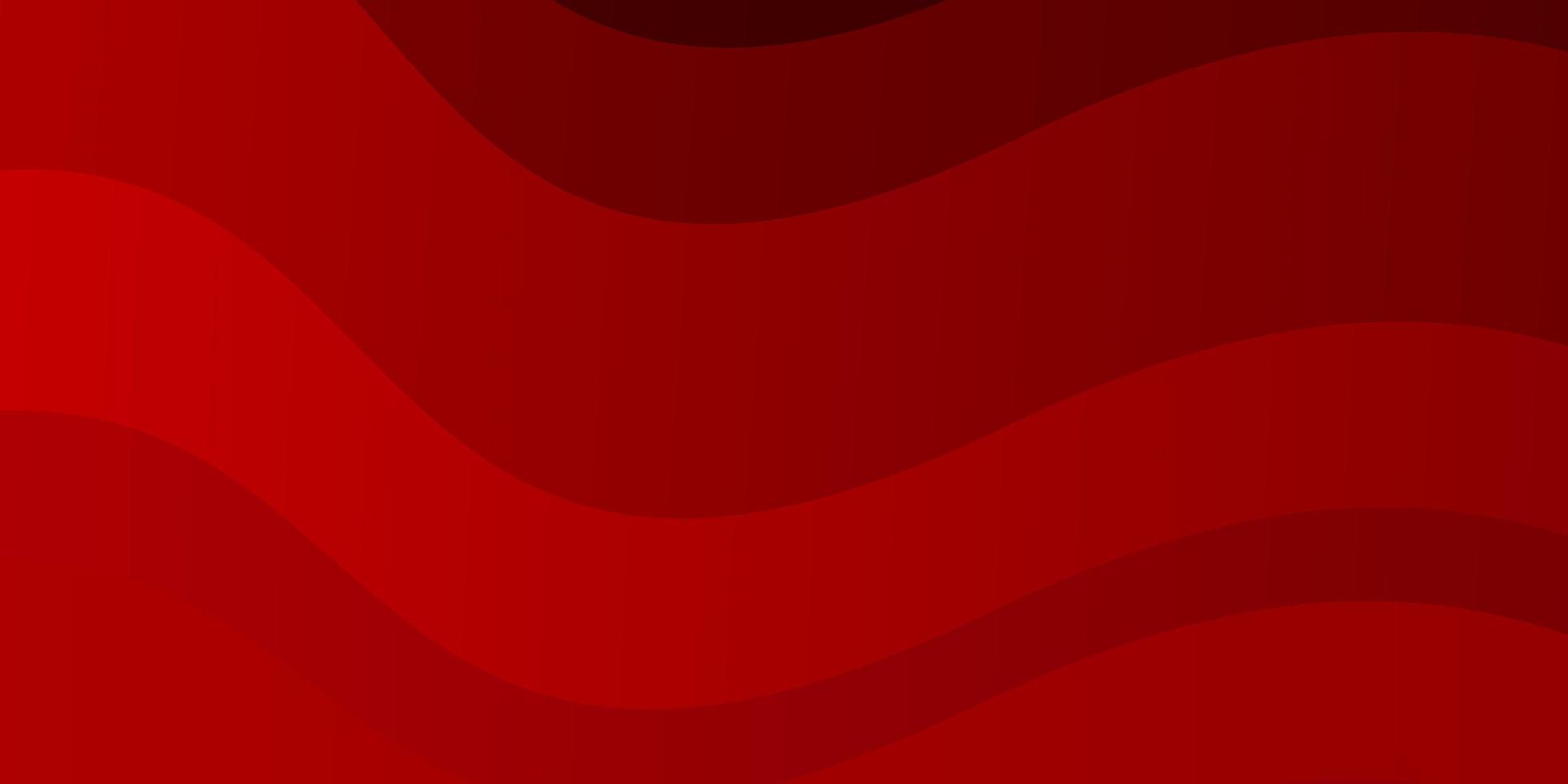 pano de fundo vector vermelho escuro com linhas dobradas.