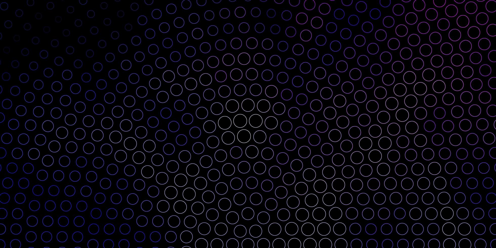 padrão de vetor rosa escuro, azul com esferas.