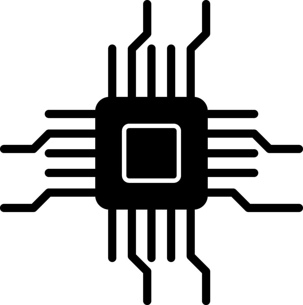 design de ícone de vetor de chip