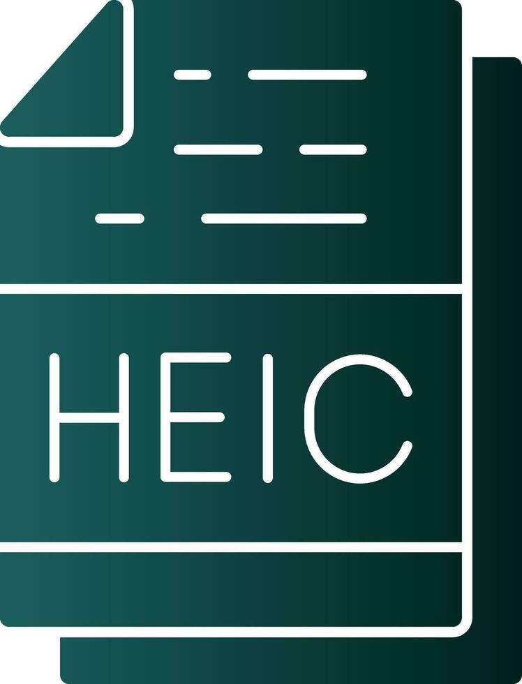 heic vetor ícone Projeto