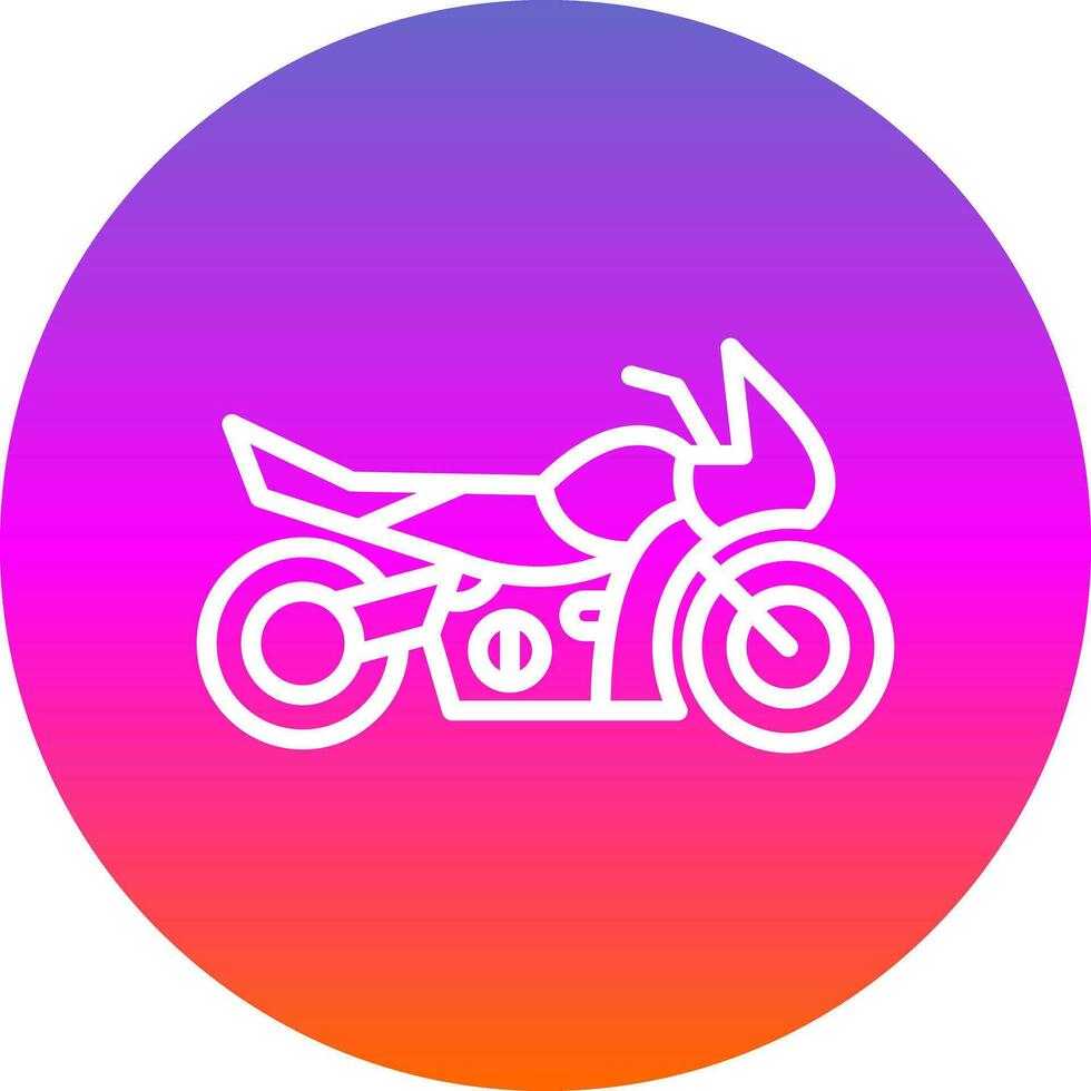 design de ícone de vetor de moto