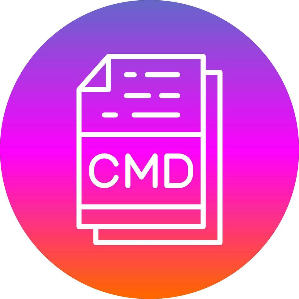 cmd vetor ícone Projeto