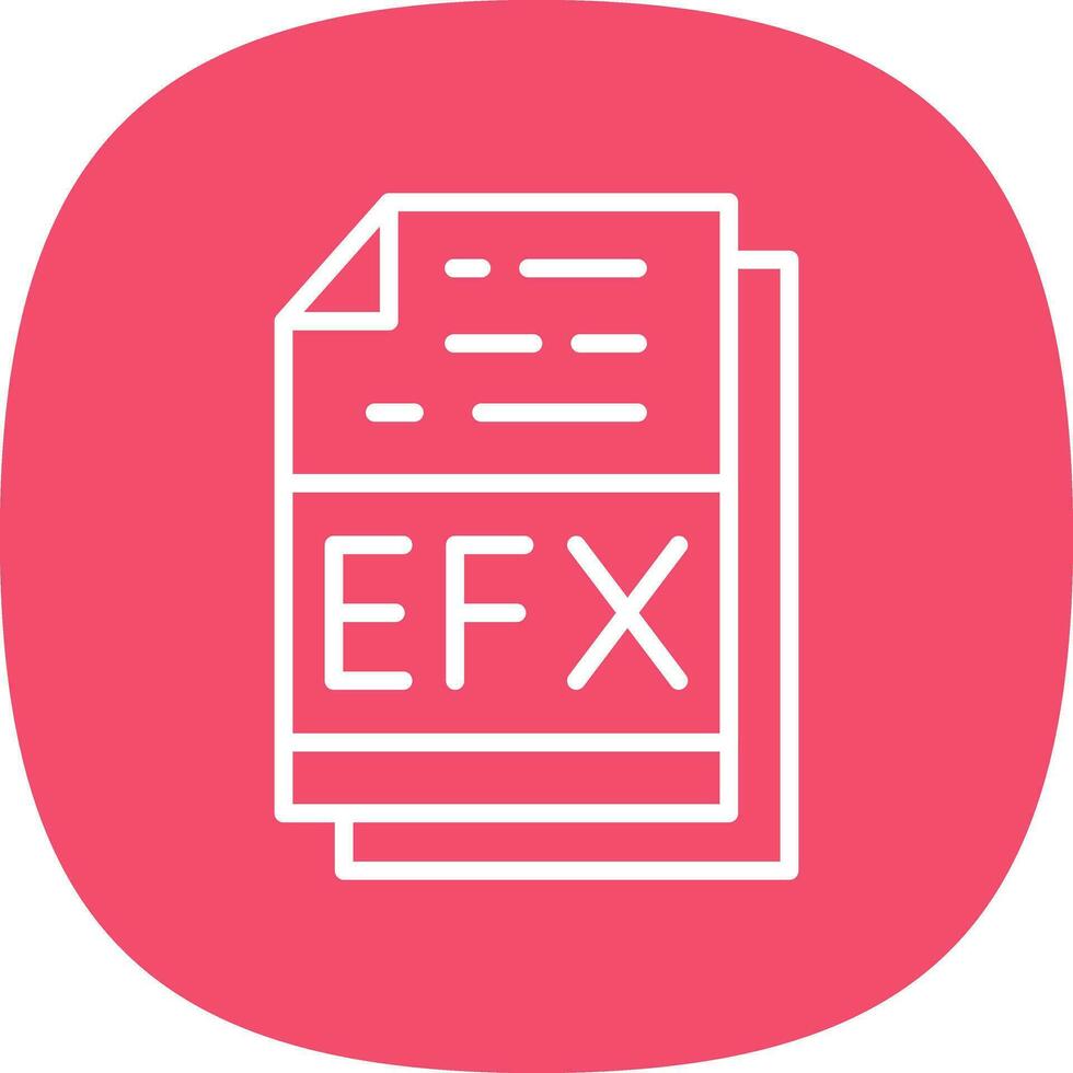 efx vetor ícone Projeto