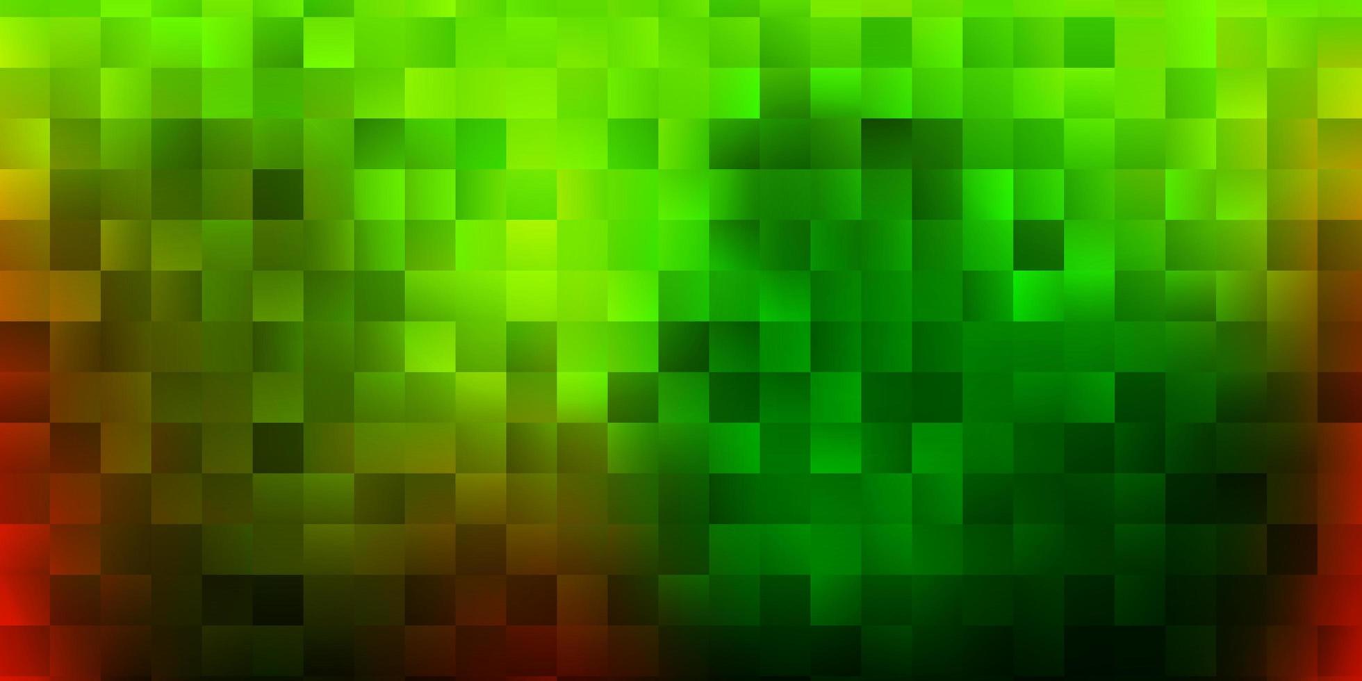 textura vector verde e amarelo escuro com formas de memphis.