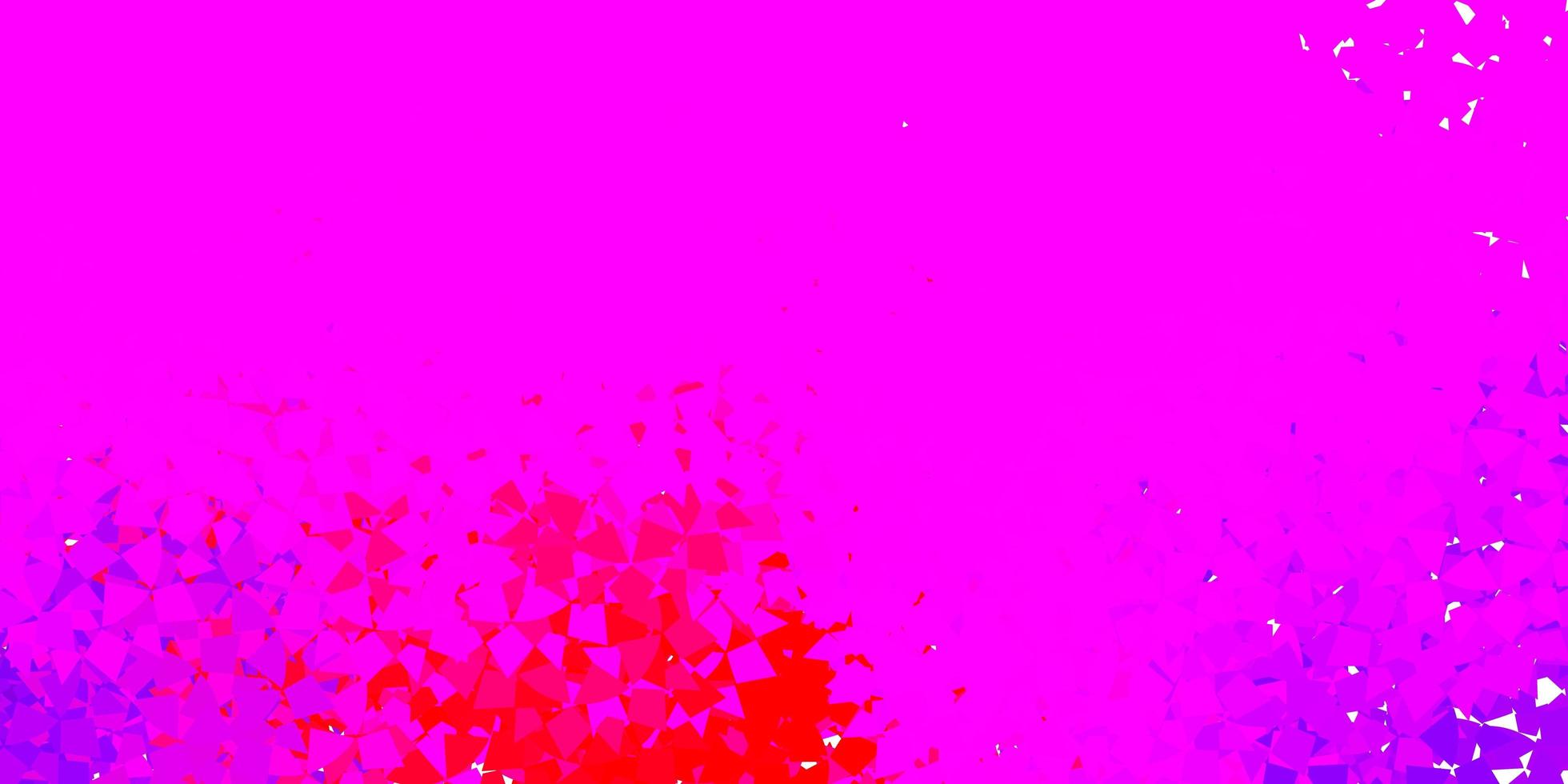 de fundo vector roxo, rosa claro com triângulos.