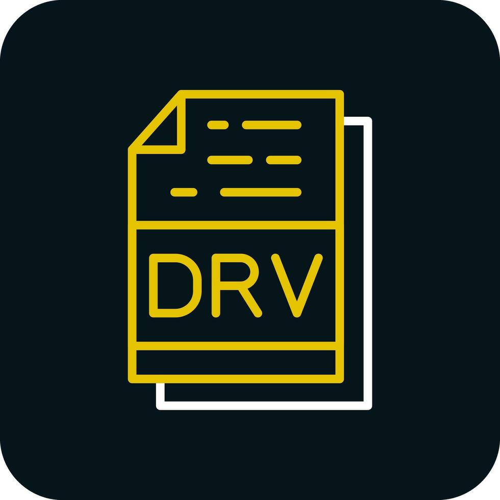 drv Arquivo formato vetor ícone Projeto