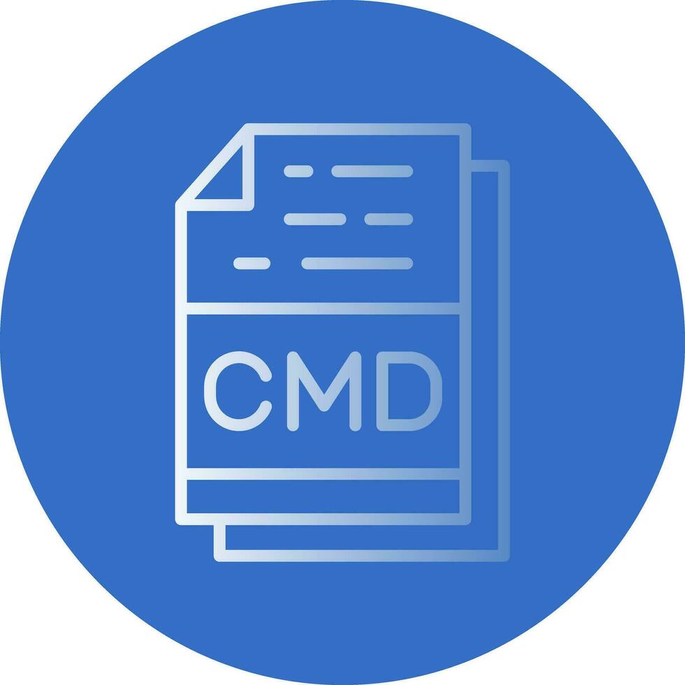 cmd vetor ícone Projeto