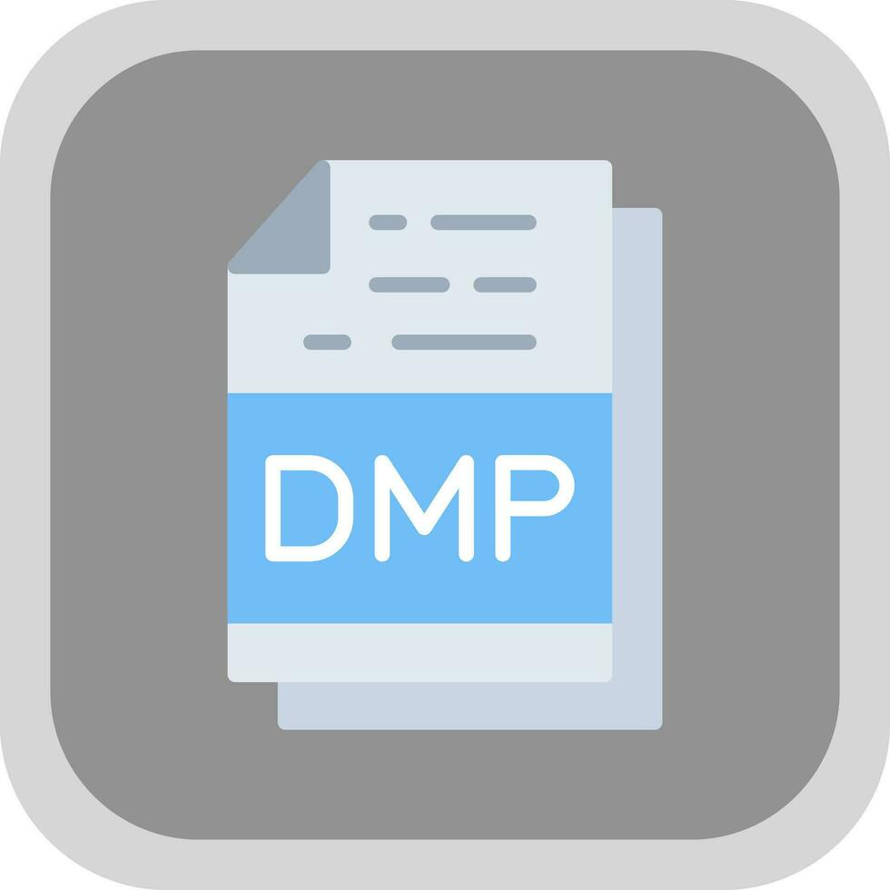 dmp Arquivo formato vetor ícone Projeto