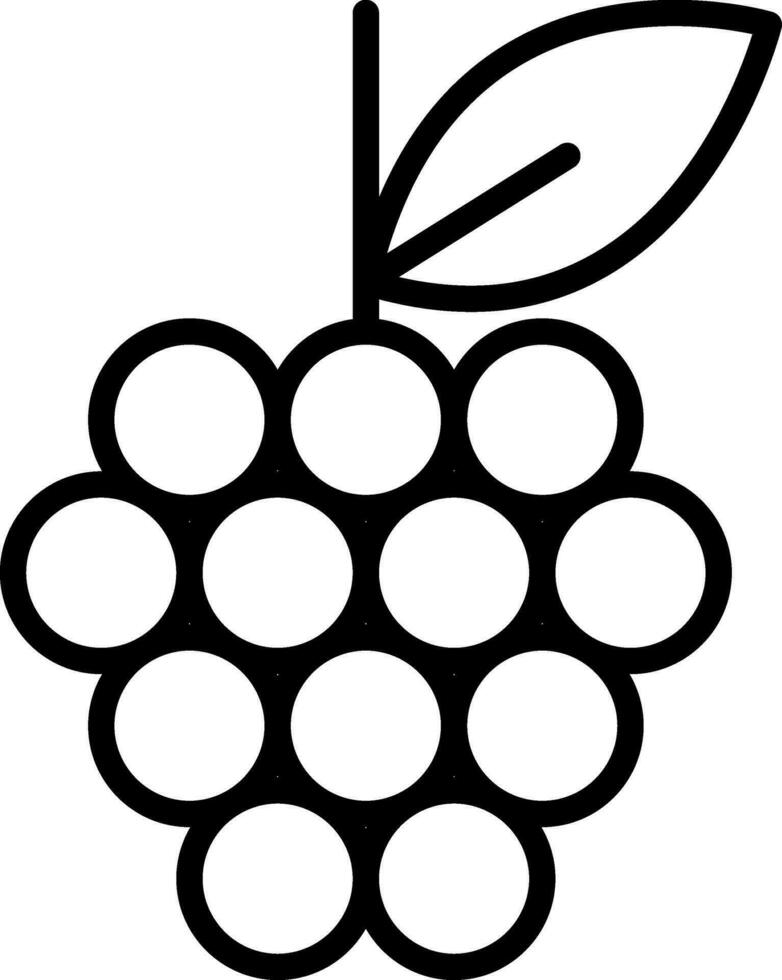 design de ícone de vetor de uvas