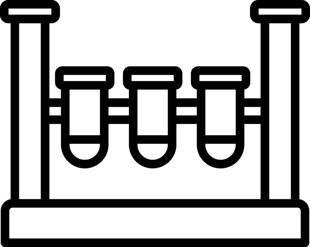 design de ícones vetoriais de tubos de ensaio vetor