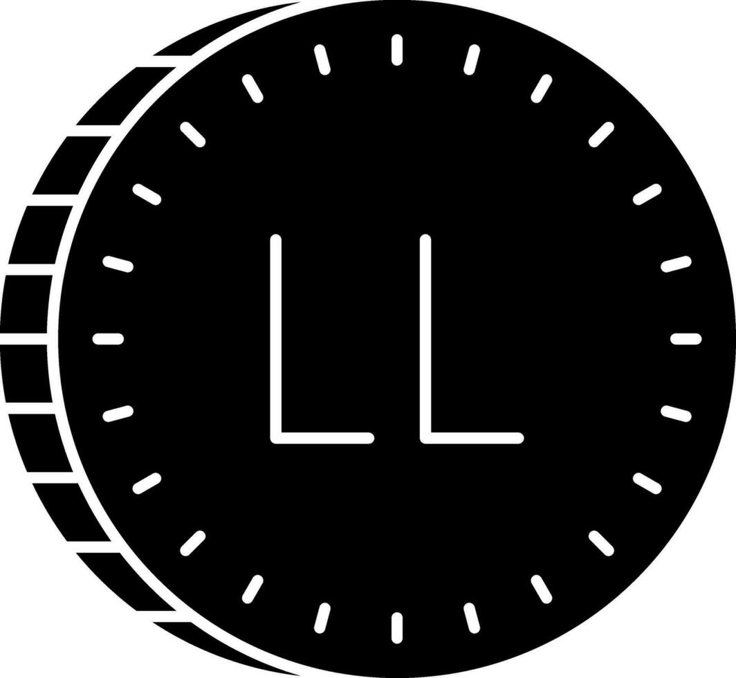 libanês libra vetor ícone Projeto