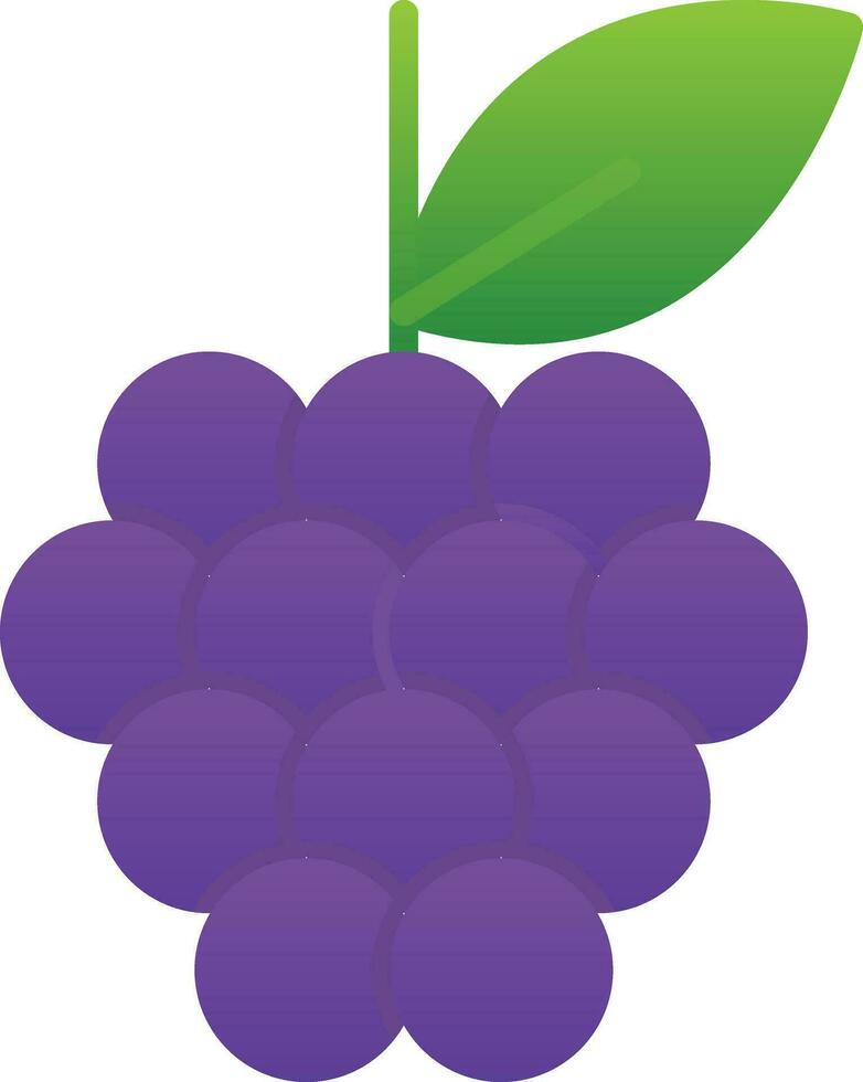 design de ícone de vetor de uvas