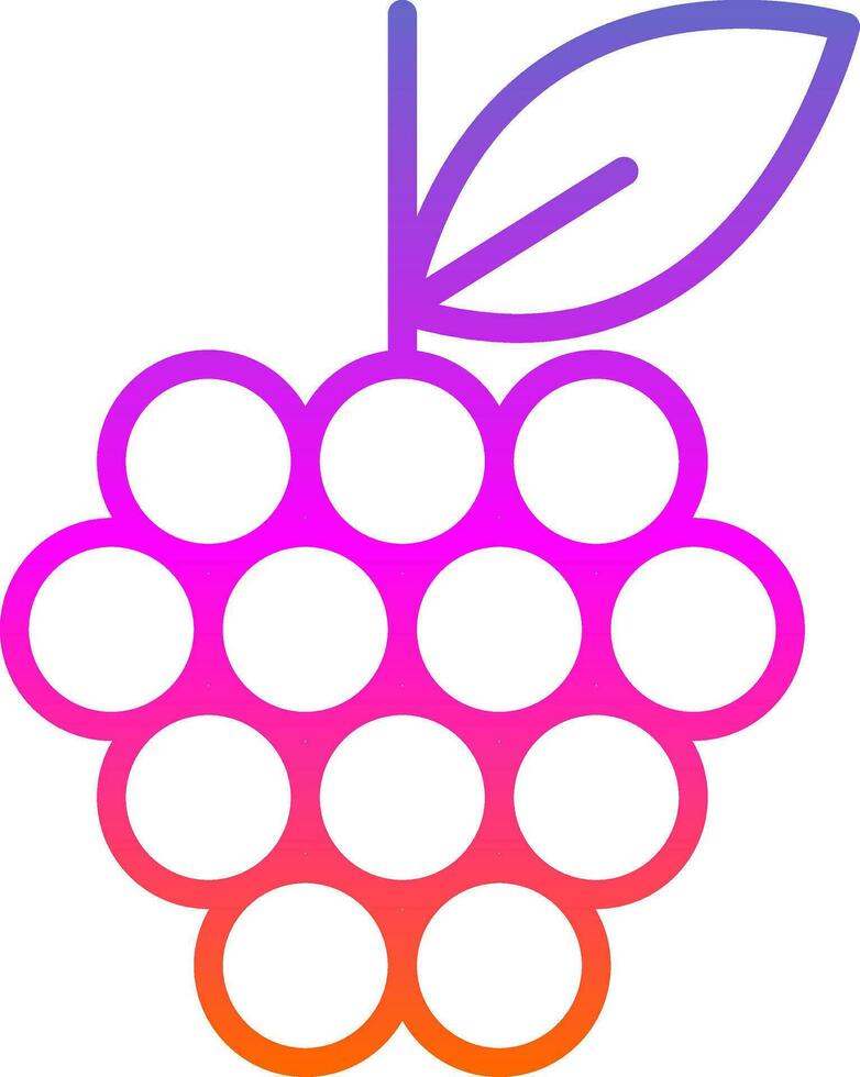 design de ícone de vetor de uvas