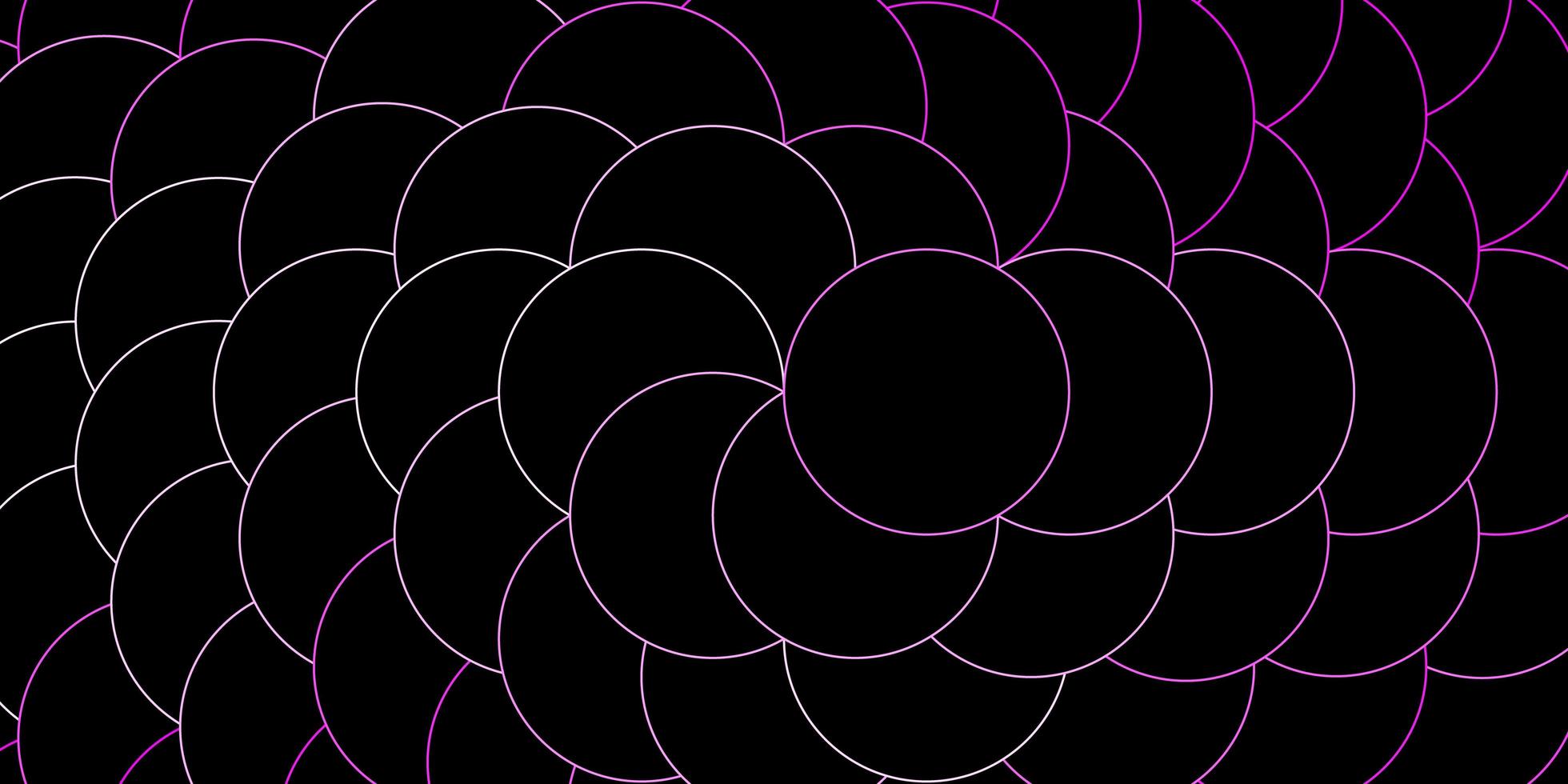 fundo vector roxo, rosa escuro com círculos.