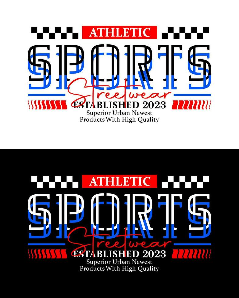 Esportes tipografia slogan urbano estilo t camisa Projeto vetor, para camiseta, cartazes, rótulos, etc. vetor