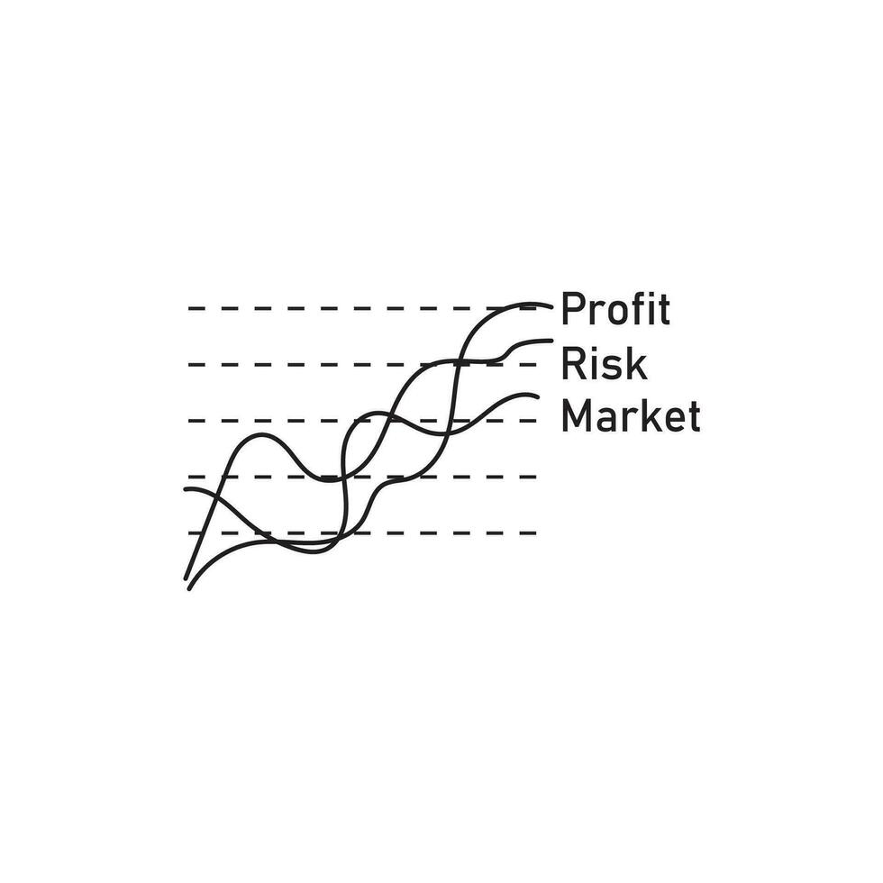 quadrante conceito diagrama logotipo ilustração vetor