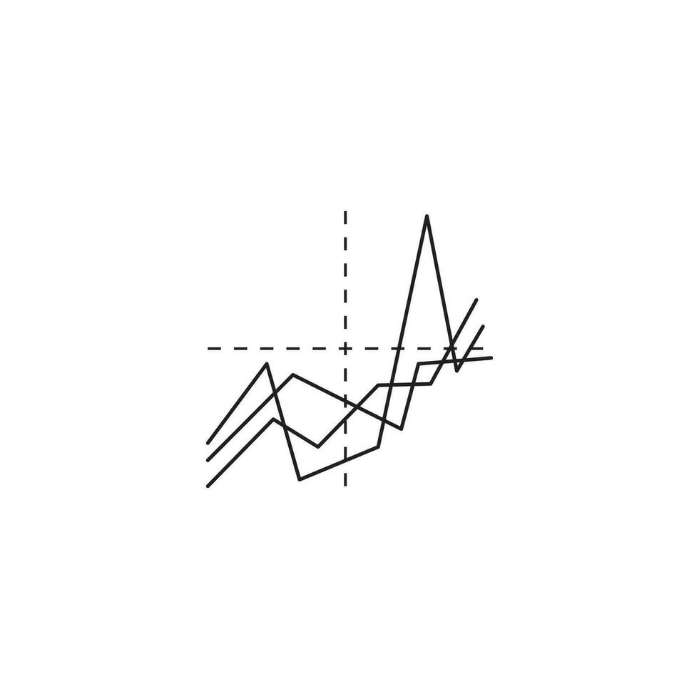 quadrante conceito diagrama logotipo ilustração vetor