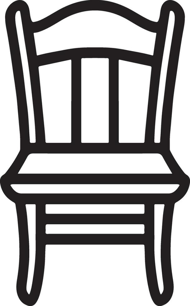 moderno cadeira Projeto para à moda casa interior - mobília esboço ícone vetor