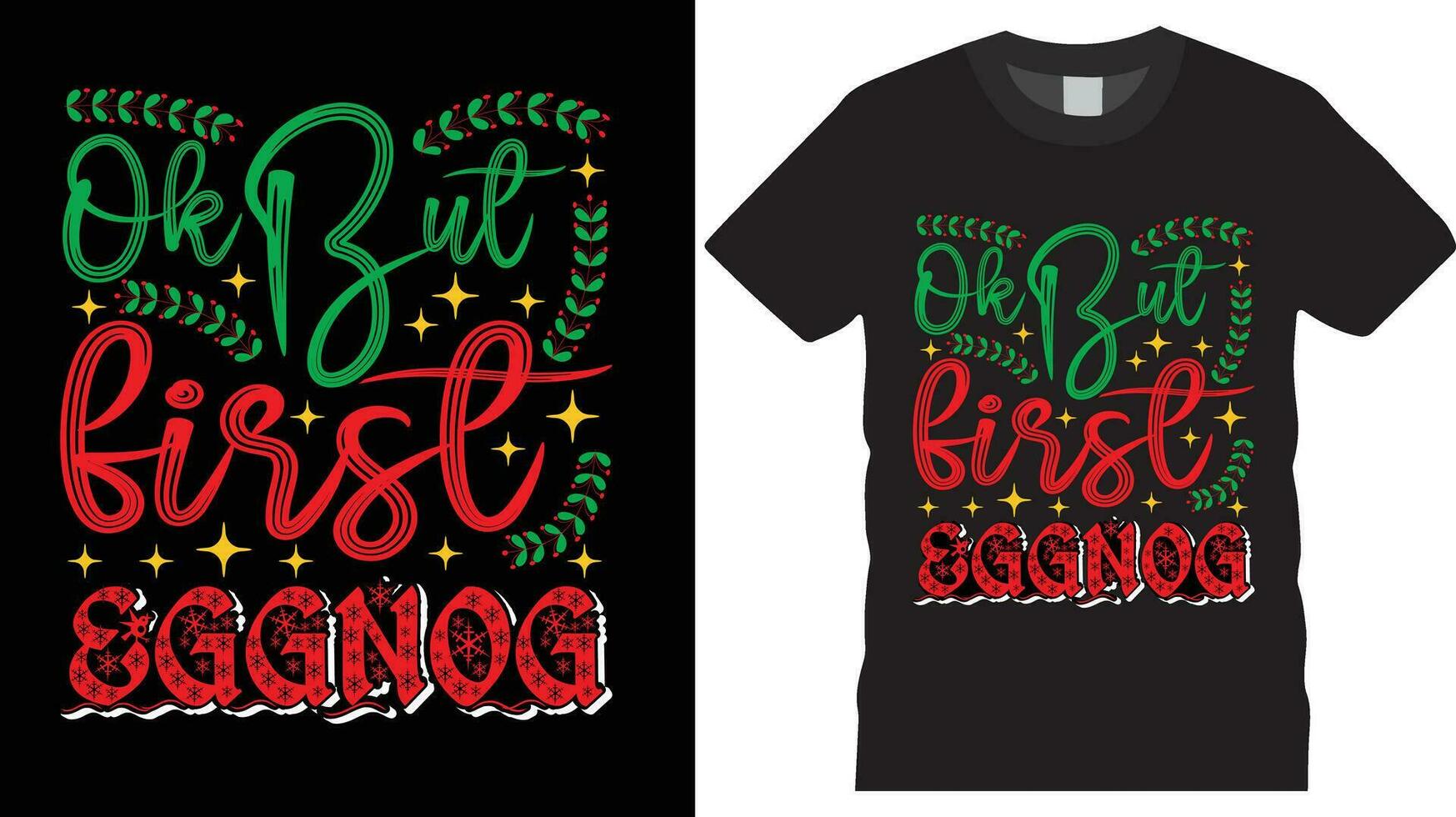 elevar seu festivo espírito com isto Natal camiseta, vibrante, alegre Projeto irradia feriado alegria para uma à moda e alegre celebração. vetor