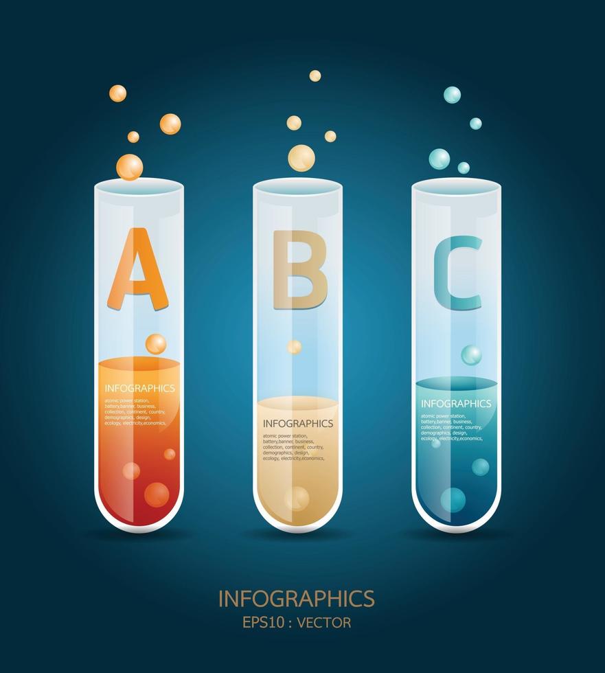 vetor de infográficos de comparação