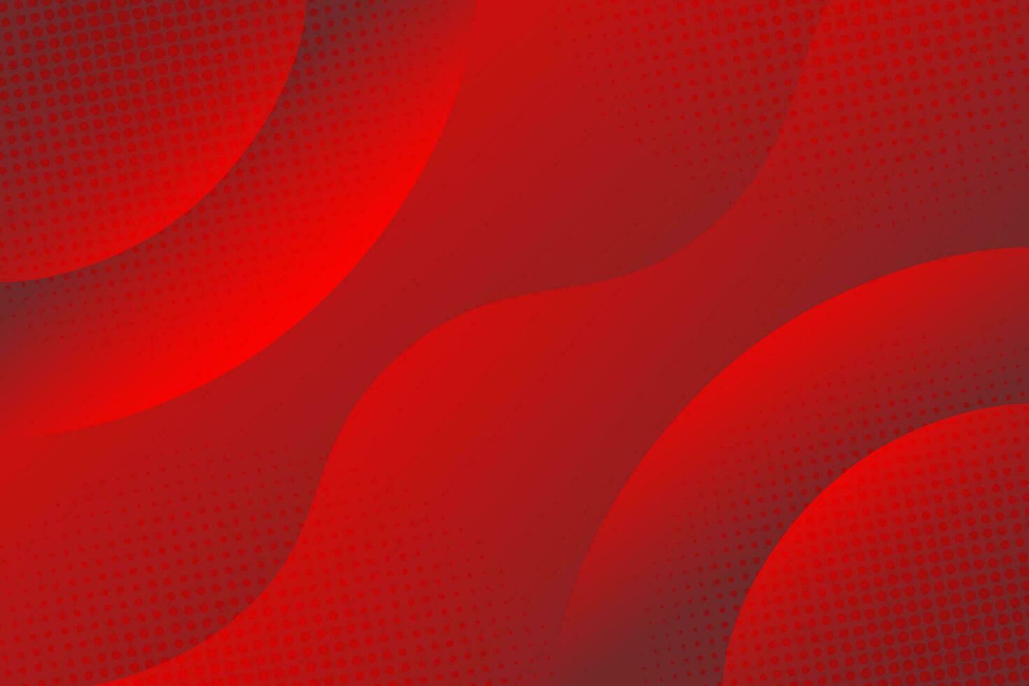 abstrato vermelho onda fundo com meio-tom pontos vetor