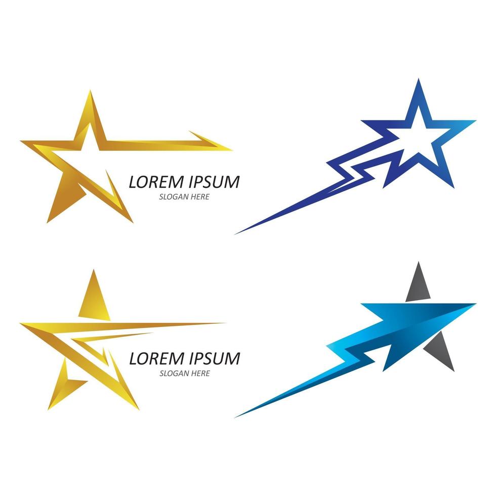 imagens do logotipo da estrela vetor