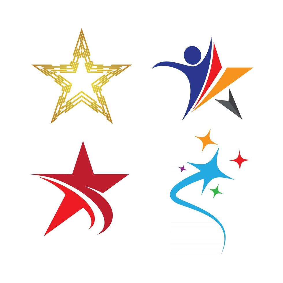 imagens do logotipo da estrela vetor