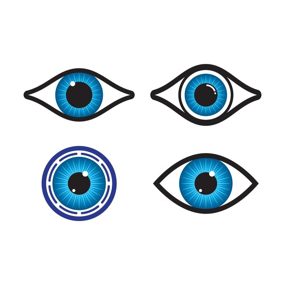 imagens de logotipo de cuidados com os olhos vetor