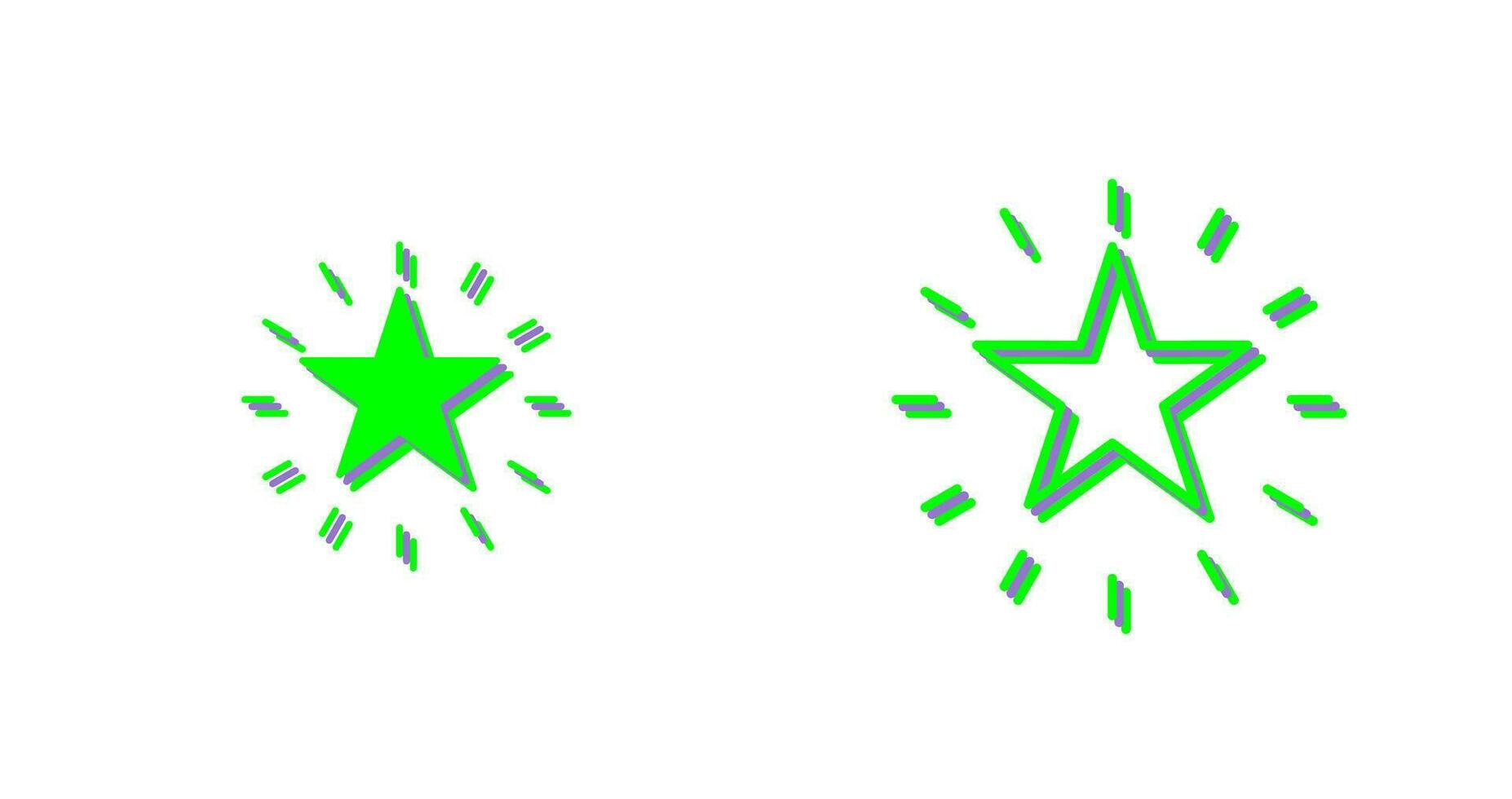 ícone de vetor de estrela exclusivo
