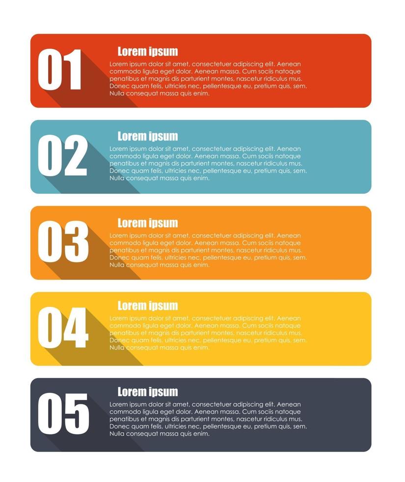 modelos de infográfico para ilustração vetorial de negócios. vetor