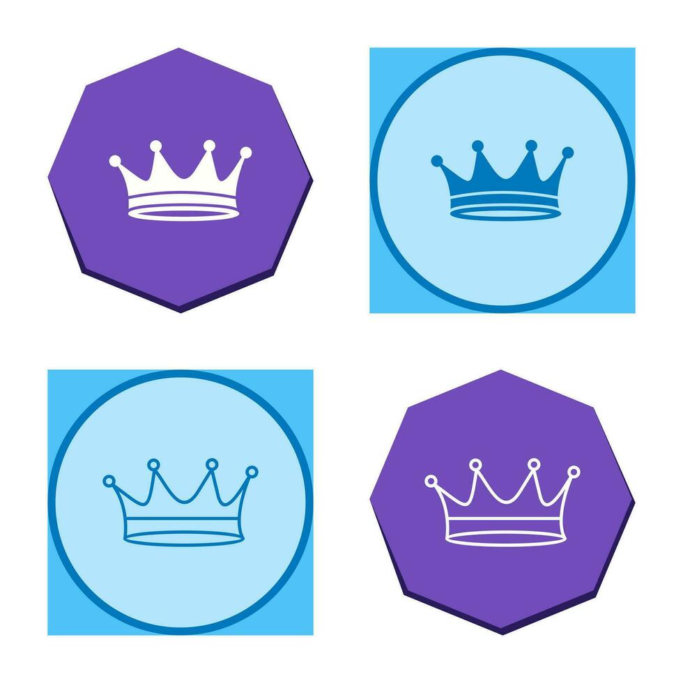 ícone do vetor da coroa do rei