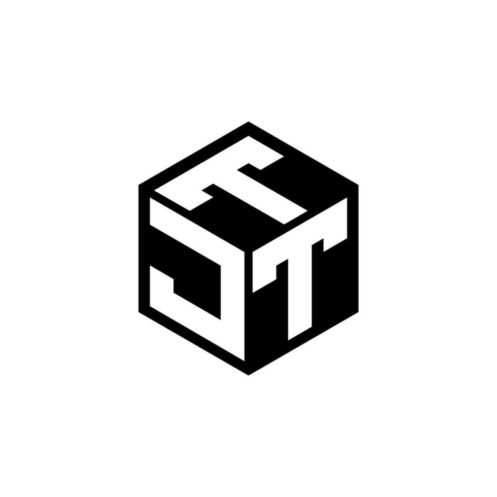 jtt carta logotipo projeto, inspiração para uma único identidade. moderno elegância e criativo Projeto. marca d'água seu sucesso com a impressionante isto logotipo. vetor