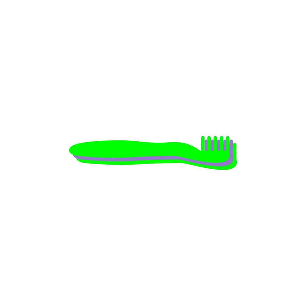 ícone de vetor de escova de dentes