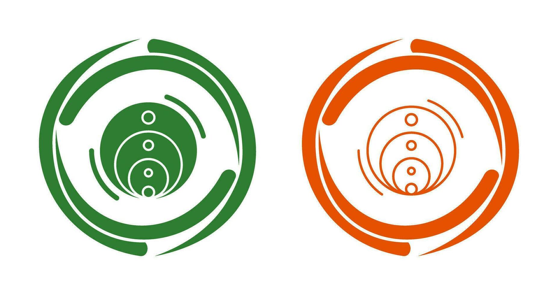 ícone do vetor do diagrama de venn