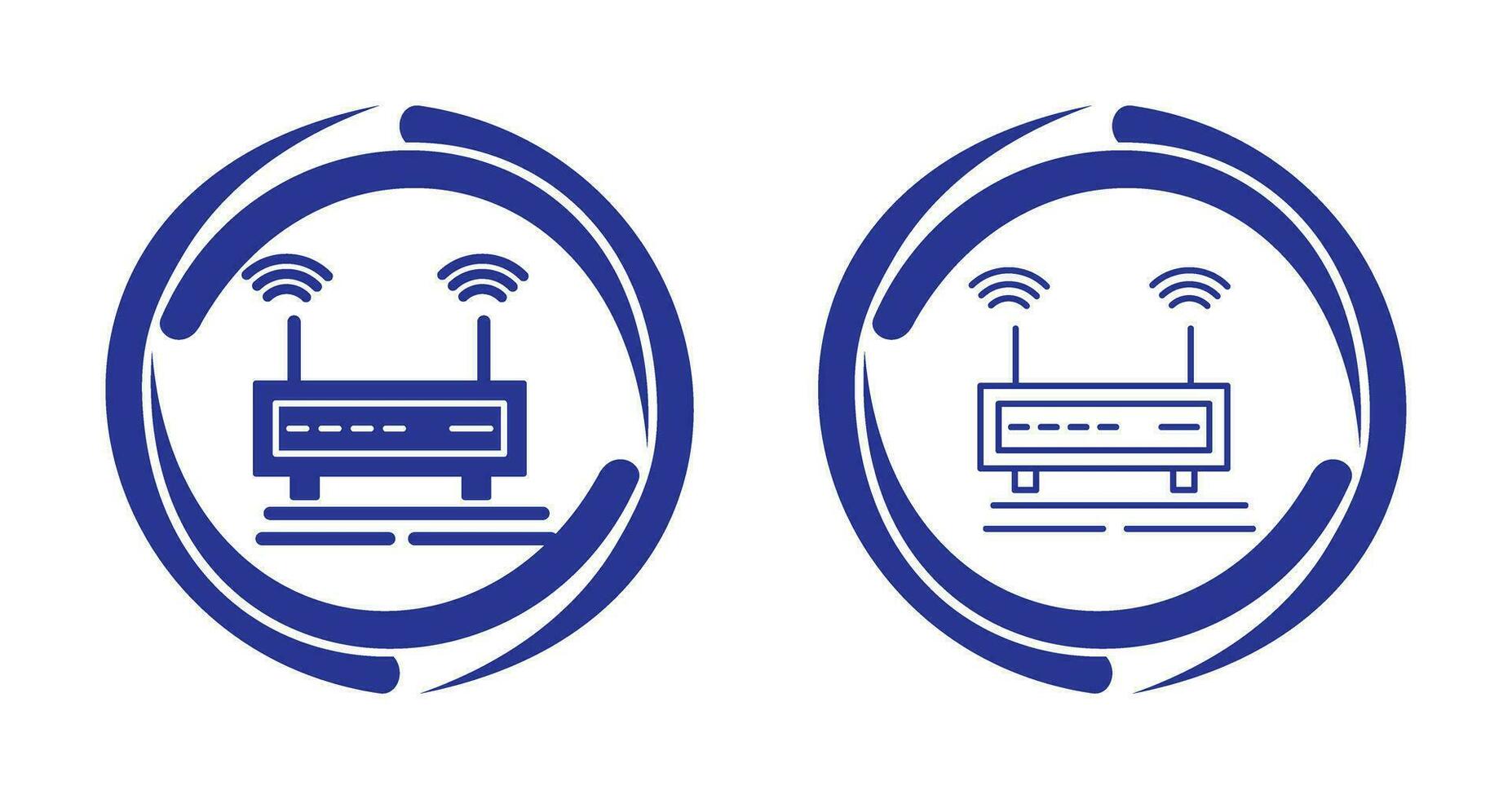 ícone de vetor de sinais wi-fi