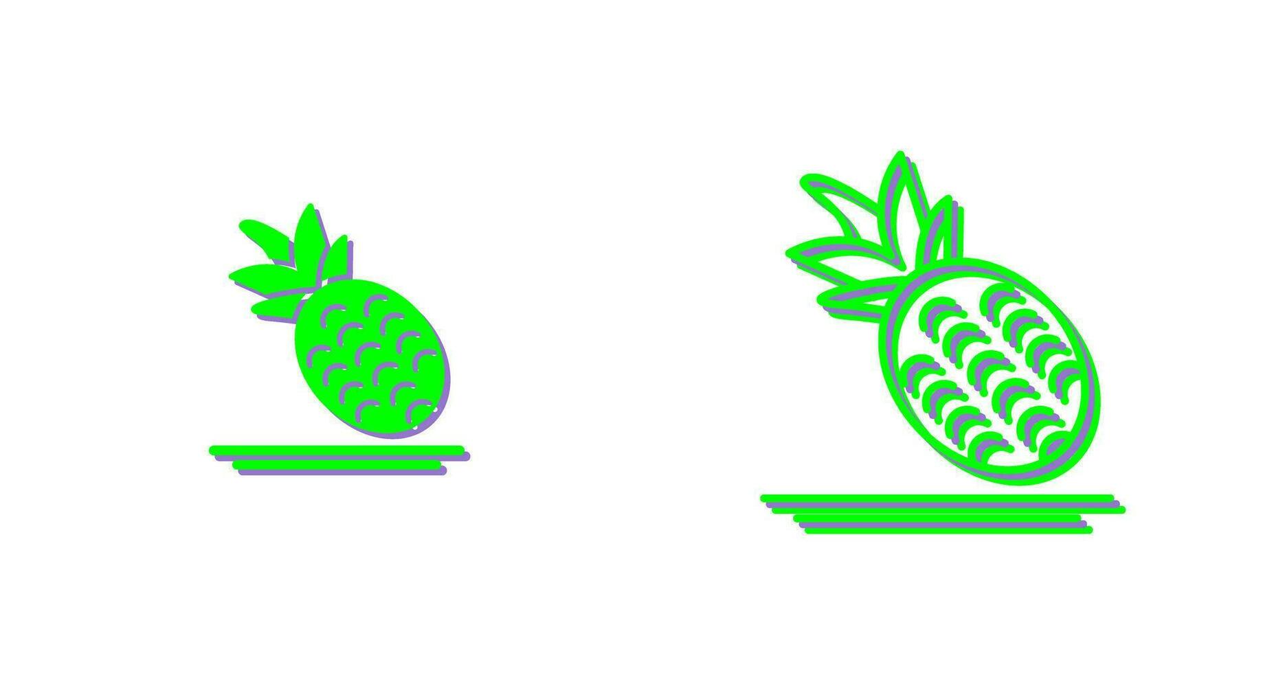 ícone de vetor de abacaxi